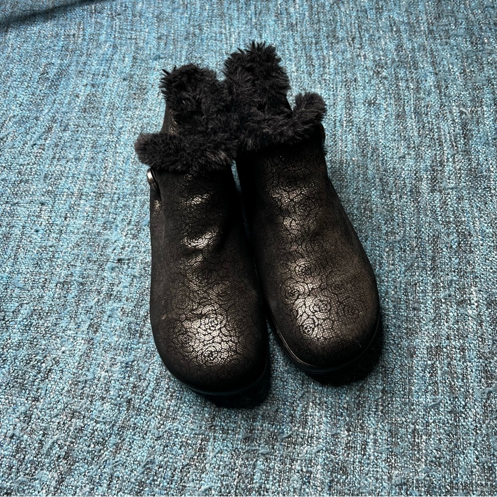 Alegria Meri 553 Ankle Boots in Black Florette Euro 40 or Women's Size 9.5-10 - Picture 2 of 8